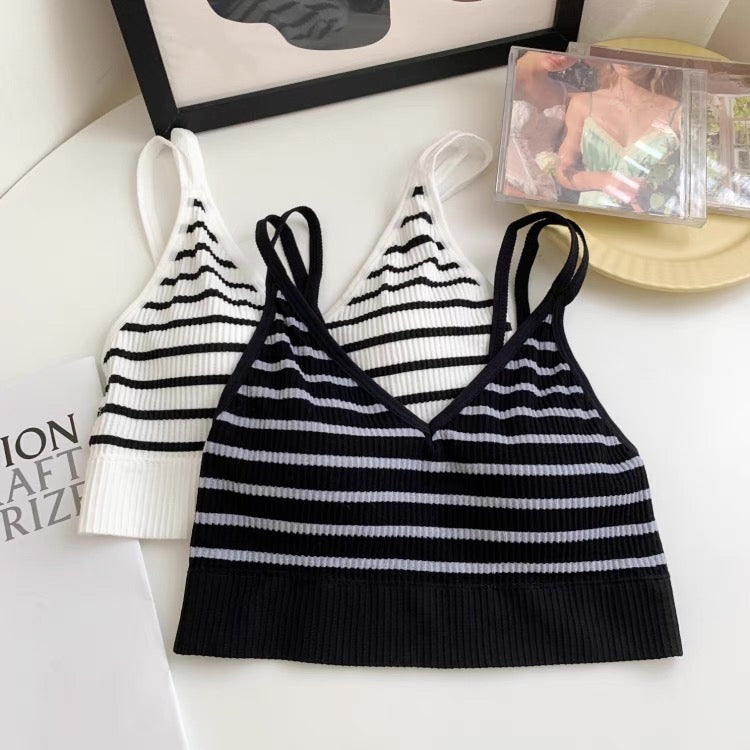 Cambridge V Neck Built-In Bra Bralette